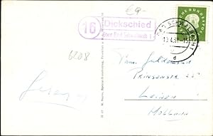 Ansichtskarte / Postkarte Landpoststempel Dickschied über Bad Schwalbach 1, Gasthaus Wilhelm Thurn