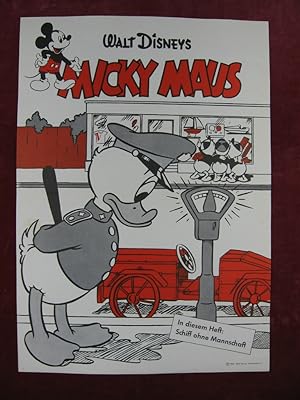 Micky Maus Ankündigungsplakat für Heft 11, 1962.