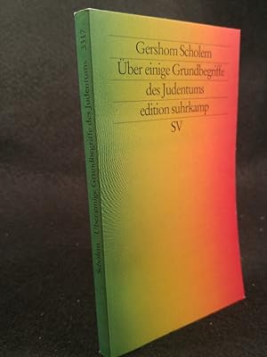 Über einige Grundbegriffe des Judentums [Neubuch]