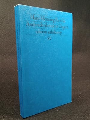 Seller image for Andersdenkende in Ungarn [Neubuch] 30 Jahre nach der Revolution for sale by ANTIQUARIAT Franke BRUDDENBOOKS