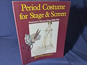 Seller image for Period Costume for Stage & Screen,Patterns for Womens Dress 1800-1909(Paperback,1st Edition,1988) for sale by Codex Books