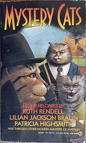 Seller image for Mystery Cats: Felonious Felines From Ellery Queen's Mystery Magazine and Alfred Hitchcock's Mystery Magazine for sale by The Book House, Inc.  - St. Louis