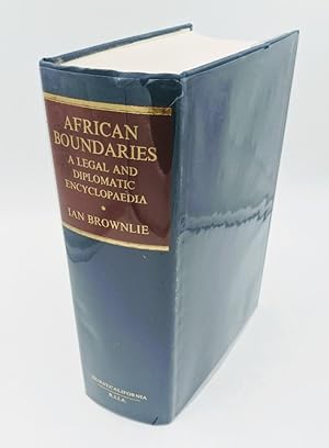 Bild des Verkufers fr African Boundaries: A Legal and Diplomatic Encyclopaedia. zum Verkauf von Antiquariat Thomas Haker GmbH & Co. KG