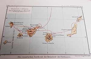 Bild des Verkufers fr Nach den glcklichen Inseln (Canarische Reisetage) zum Verkauf von Antiquariat Zinnober