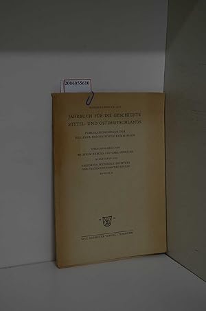 Image du vendeur pour Sonderband aus "Jahrbuch fr die Geschichte Mittel- u. Ostdeutschlands Band IX/X" / Publikationsorgan der Berliner Historischen Kommission / hg. von Wilhelm Berges und Carl Hinrichs im Auftrage des Friedrich-Meinecke-Instituts der Freien Universitt Berlin / Manfred Hellmann: "Beitrge zur Geschichte des Dreizehnjhrigen Krieges im Ordenslande Preussen" mis en vente par ralfs-buecherkiste