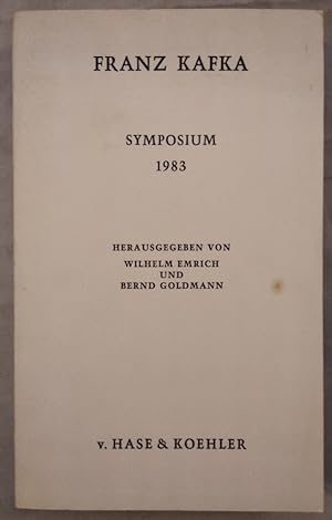 Franz Kafka Symposium 1983.