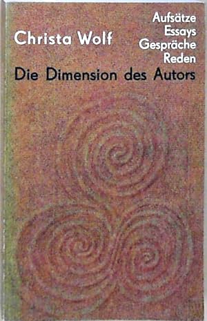 Immagine del venditore per Die Dimension des Autors. Band I. Essays und Aufstze, Reden und Gesprche 1959-1985 venduto da Berliner Bchertisch eG