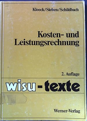 Seller image for Kosten- und Leistungsrechnung. wisu-Texte for sale by books4less (Versandantiquariat Petra Gros GmbH & Co. KG)
