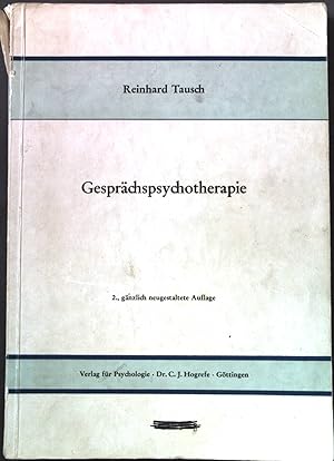 Seller image for Gesprchspsychotherapie. for sale by books4less (Versandantiquariat Petra Gros GmbH & Co. KG)