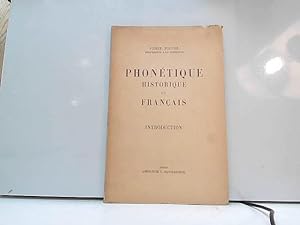 Seller image for Pierre Fouch,. Phontique historique du franais : . 1. Introduction for sale by JLG_livres anciens et modernes