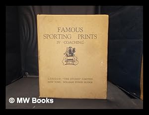 Image du vendeur pour Famous sporting prints; IV Coaching mis en vente par MW Books Ltd.