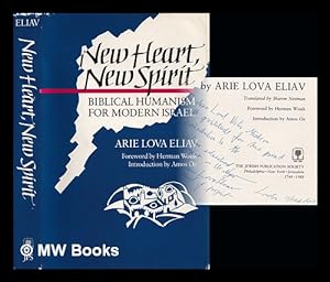Bild des Verkufers fr New heart, new spirit : biblical humanism for modern Israel zum Verkauf von MW Books Ltd.