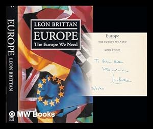 Seller image for Europe : the Europe we need for sale by MW Books Ltd.