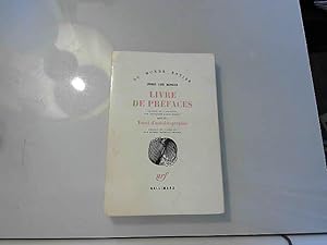 Seller image for Livre de prfaces : (suivi de) Essai d'autobiographie for sale by JLG_livres anciens et modernes