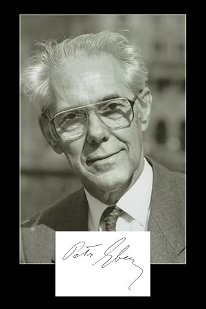 Seller image for Petr Eben (1929-2007) - Signed card + Photo - 90s for sale by PhP Autographs