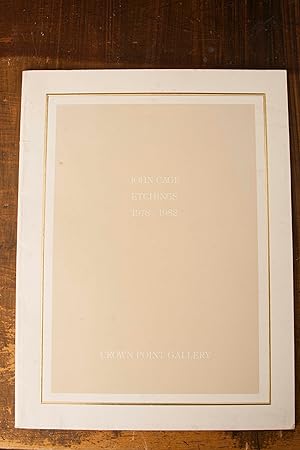 Seller image for John Cage Etchings: 1978 -1982 for sale by Snowden's Books