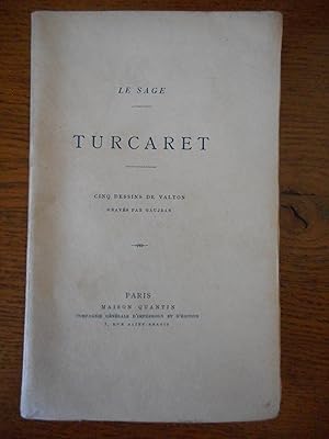 Image du vendeur pour Turcaret - Cinq dessins de Valton graves par Gaujean mis en vente par Frederic Delbos