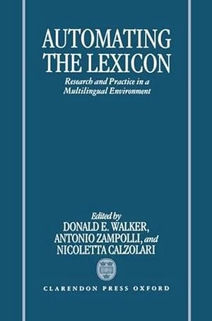 Seller image for Automating the Lexicon (Hardcover) for sale by AussieBookSeller