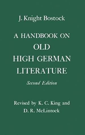 Immagine del venditore per A Handbook on Old High German Literature (Hardcover) venduto da AussieBookSeller