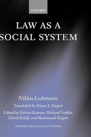 Image du vendeur pour Law as a Social System (Hardcover) mis en vente par AussieBookSeller