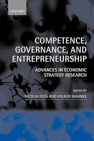 Imagen del vendedor de Competence, Governance, and Entrepreneurship (Hardcover) a la venta por AussieBookSeller