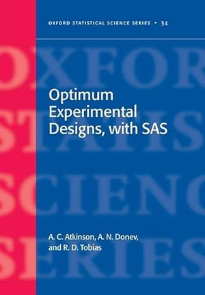 Bild des Verkufers fr Optimum Experimental Designs, with SAS (Paperback) zum Verkauf von AussieBookSeller