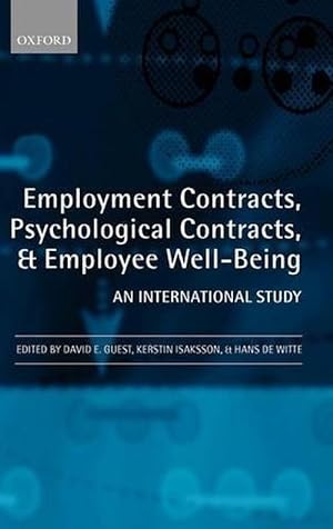 Bild des Verkufers fr Employment Contracts, Psychological Contracts, and Employee Well-Being (Hardcover) zum Verkauf von AussieBookSeller