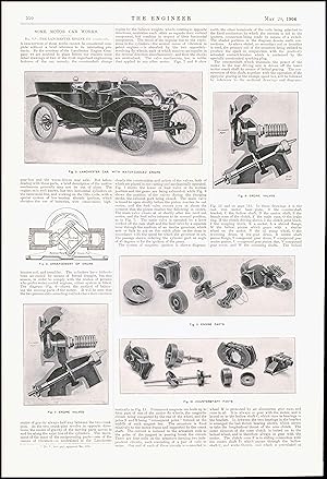 Seller image for 1904 Antique Print MOTOR CAR WORKS Lanchester Water-Cooled (TE-JJ-143) for sale by Antique Paper Company