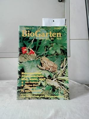 Seller image for BioGarten Nr. 2, Juni - Juli 1984. Redaktion: Gert Rothberg, Michael Schenk. for sale by Ralf Bnschen