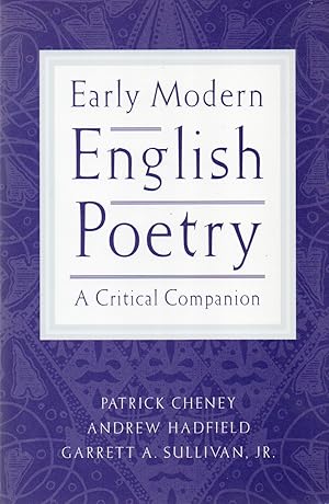 Bild des Verkufers fr Early Modern English Poetry_ A Critical Companion zum Verkauf von San Francisco Book Company
