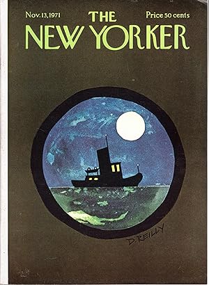 Bild des Verkufers fr The New Yorker Magazine, November 13, 1971 zum Verkauf von Dorley House Books, Inc.