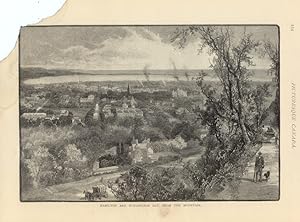 HAMILTON AND BURLINGTON BAY FROM THE MOUNTAIN,VIEW OF A DRINKING FOUNTAIN IN THE GORE,Historical ...