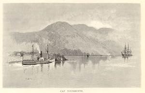 CAP TOURMENTE Historical Picturesque Canada,1882 print