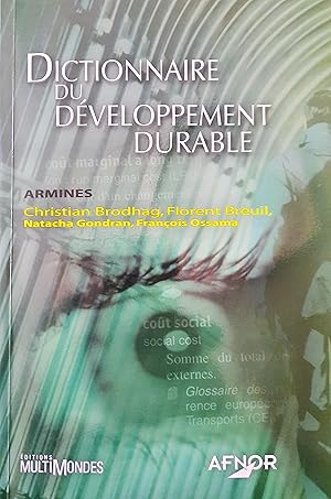 Seller image for Dictionnaire du dveloppement durable for sale by Librairie La fort des Livres
