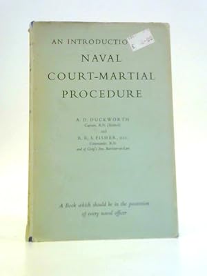 Imagen del vendedor de An Introduction to Naval Court-Martial Procedure a la venta por World of Rare Books