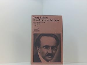 Seller image for Demokratische Diktatur Politische Aufstze V (1925 - 1929) for sale by Book Broker