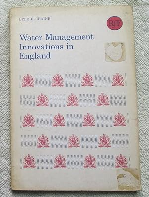 Seller image for Water Management Innovations in England for sale by Glenbower Books
