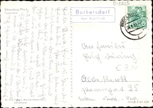 Ansichtskarte / Postkarte Landpoststempel Thüringen, Burkersdorf über Rudolstadt, 1961