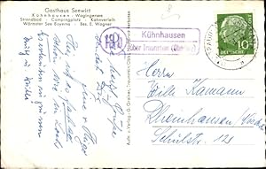 Ansichtskarte / Postkarte Landpoststempel 13b Kühnhausen über Traunstein Oberbay.