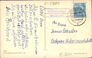 Ansichtskarte / Postkarte Landpoststempel Wilhelmsthal über Eisenach