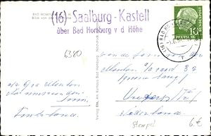 Ansichtskarte / Postkarte Landpoststempel 16 Saalburg Kastell über Bad Homburg v. d. Höhe