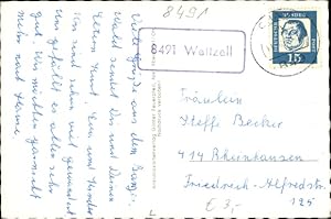 Ansichtskarte / Postkarte Landpoststempel 8491 Wettzell