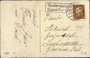 Ansichtskarte / Postkarte Landpoststempel Gudersleben Walkenried Land