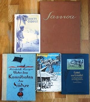 Manuaos Schwur. Erzählung aus der Zeit deutscher Werbung um Samoa 1888 / 1889, Samoa, ein Bilderw...