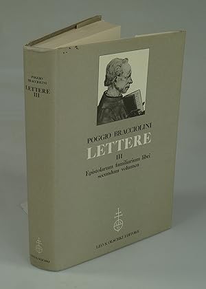 Bild des Verkufers fr Lettere III: Epistolarum familiarum libri. zum Verkauf von Antiquariat Dorner