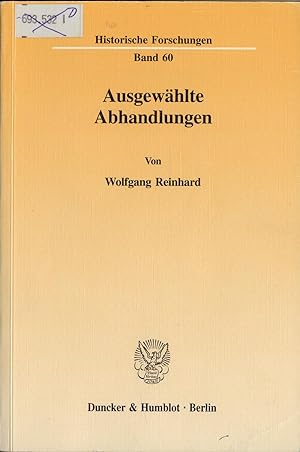 Immagine del venditore per Ausgewhlte Abhandlungen. venduto da avelibro OHG