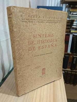 Imagen del vendedor de Sintesis de historia de Espaa a la venta por Libros Antuano