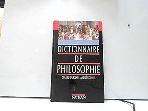 Bild des Verkufers fr Dictionnaire de philosophie zum Verkauf von JLG_livres anciens et modernes
