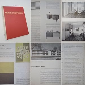 Bild des Verkufers fr Architektur und Wohnform / Innendekoration 63. Jahrgang 1954 / 55 zum Verkauf von Galerie fr gegenstndliche Kunst