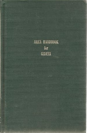 Seller image for Area handbook for Ghana for sale by Fundus-Online GbR Borkert Schwarz Zerfa
